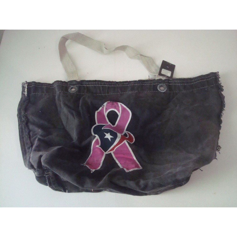 HOUSTON TEXANS DENIM 12X16 BCA Game Day Purse BAG HANDBAG TOTE HAND VINTAGE BP1